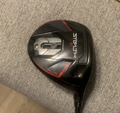 TaylorMade Stealth2 Plus 15* 3 madera rígida HZRDUS Smoke RDX con TaylorMade HC Foto 1 de 4