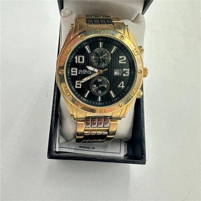 August Steiner Gold-tone Men's Watch AS8070YG With Box and xtra links - Image 1 of 2