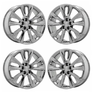 20" Buick Envision Bright Chrome wheels rims Factory OEM set 4163 - Picture 1 of 8