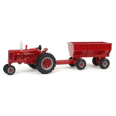 ERTL 1/64 IH Farmall 400 Narrow Front with Flarebox Wagon 44376 - Image 1 of 4