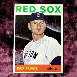 Tarjeta de béisbol Dick Radatz 1964 Topps #170 de colección de leyendas de los Medias Rojas de Boston buena SP - Imagen 1 de 2