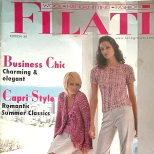 FILATI NO. 29 January 2005 Knitting Pattern Magazine Germany Lana Grossa - Foto 1 di 14