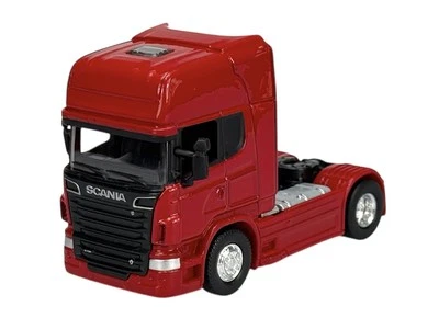 WELLY SCANIA V8 R730 RED 1:64 DIE CAST METAL MODEL NEW IN BOX 9,5cm LONG - Image 1 of 4