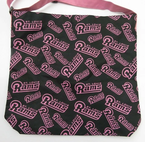 St Louis Rams Football Black Pink Tote Bag Cover