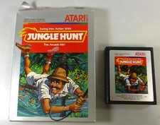 Atari 2600: JUNGLE HUNT Cartridge with ORIGINAL BOX ACTUALLY TESTED 