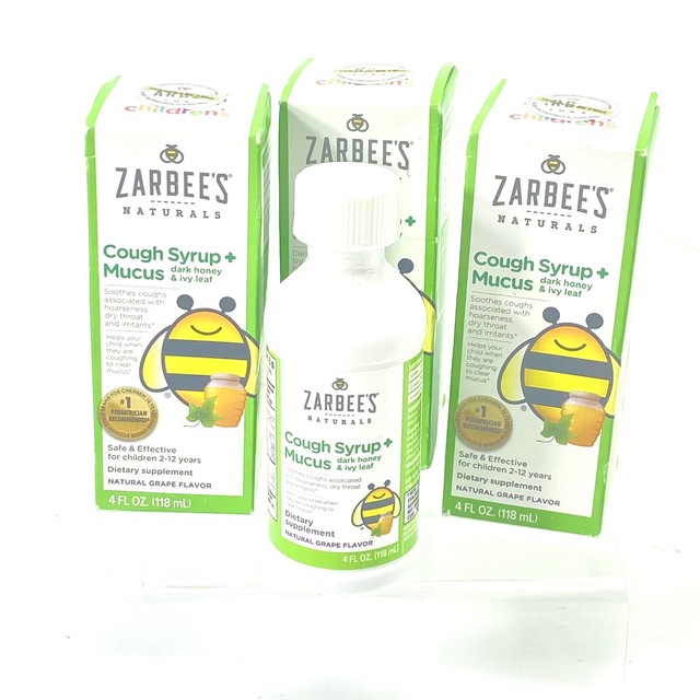 Zarbee's - Xarope Para A Tosse Infantil + Muco Sabor De Uva