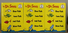 🌍 One Fish Two Fish Red Fish Blue Fish Dr. Seuss,LOT OF 3,New ‼️