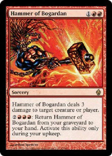 HAMMER OF BOGARDAN FOIL Fire and Lightning MTG Magic the Gathering Cards DJMagic - Image 1 of 1