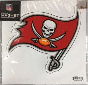 NFL 8-Inch Tampa Bay Buccaneers Die Cut Logo Magnet - Picture 1 of 1