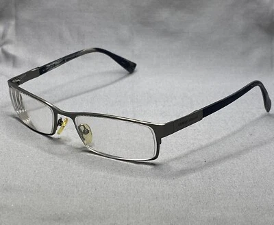 Gafas GIORGIO ARMANI 54 17 140 rectangulares marcos de ojos de metal logotipo lentes basura Foto 1 de 4