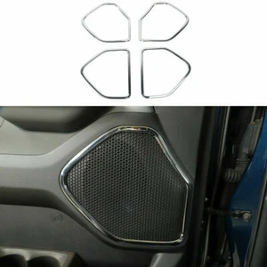 Marco decorativo de moldura de altavoz de puerta interior para Dodge Ram 1500 18+ accesorios cromados - Imagen 1 de 9