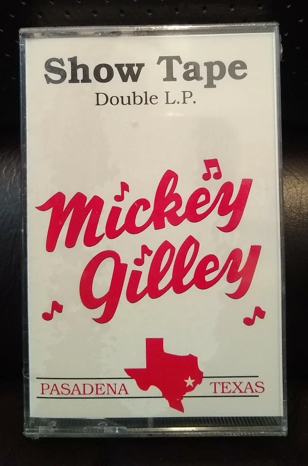 MICKEY GILLEY Show Tape Double L.P. Cassette Tape - SEALED / New Old Stock - Image 1 of 3
