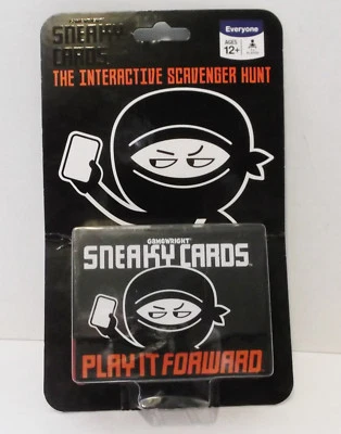 Gamewright SNEAKY CARDS Play It Forward Sealed Interactive Scavenger Hunt - Image 1 of 4