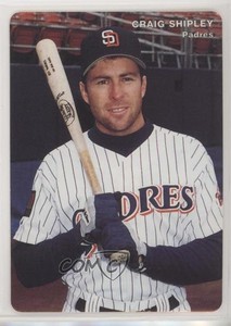 1994 Mother's Cookies San Diego Padres Stadium Giveaway Craig Shipley #14