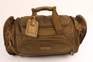 El Portal 17”to 23" Expandable Canvas Duffle Travel Bag Brown High Quality - Picture 1 of 23