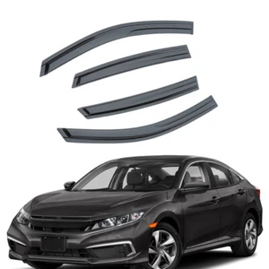 Parasol protector de lluvia para ventana de humo para Honda Civic Sedán 2016-2020 2021 - Imagen 1 de 12
