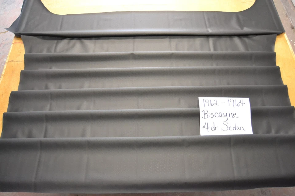 1962 62 1963 63 1964 CHEVROLET BISCAYNE 4 DOOR SEDAN BLACK PERFORATED HEADLINER - Image 1 of 2