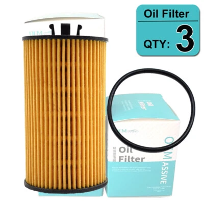 3x Engine Oil Filter For Chevrolet Cruze Aveo Trax Buick Encore 1.4 1.8 95526685 - Image 1 of 4
