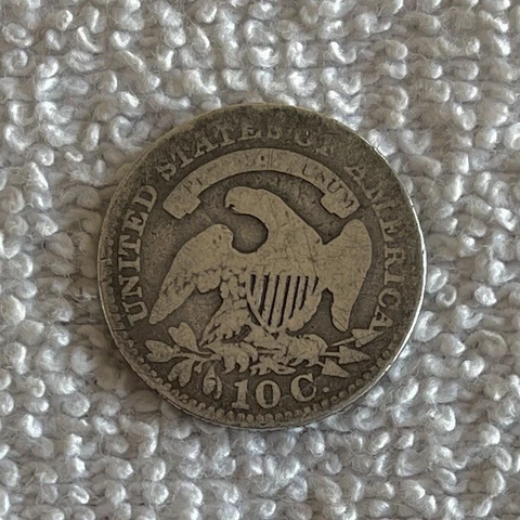 1828 Capped Bust Dime Small Date Honest Wear Cover