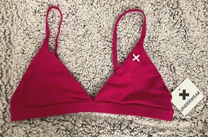 BOUTINE LOS ANGELES-SWEET CHERRY-BRALETTE & SCRUNCH THONG PANTY SET-L-NWT - Picture 1 of 6