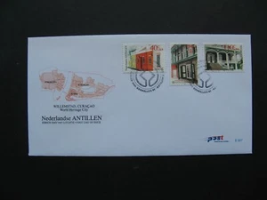 NETHERLANDS ANTILLES, cover FDC 1999, Willemstad, houses architecture - Picture 1 of 1