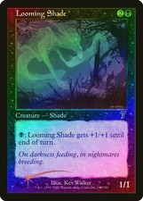 Looming Shade FOIL 7th Edition NM Black Common MAGIC GATHERING CARD ABUGames