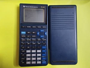 Vintage retro Calculatrice Texas Instruments TI-81 calculator 1995 V2 RARE - Photo 1/5