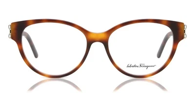 Salvatore Ferragamo SF2863 214 Gafas Tortuga Marco Redondo Cateye 53-16-140 Foto 1 de 2