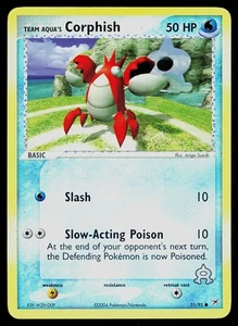 Pokemon Card - Team Aqua's Corphish Team Magma vs Team Aqua 51/95 Reverse Holo - Picture 1 of 2