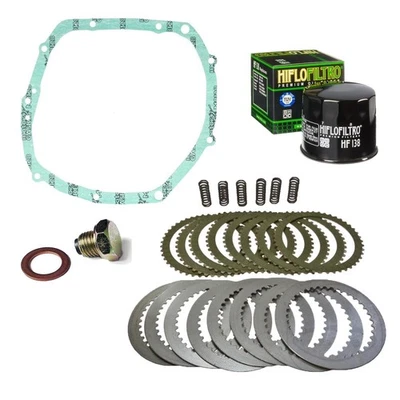 Kit Frizione+Guarnizione+Filtro Olio + Ablasschraube per Suzuki Gsx-R 750 W - Immagine 1 di 4
