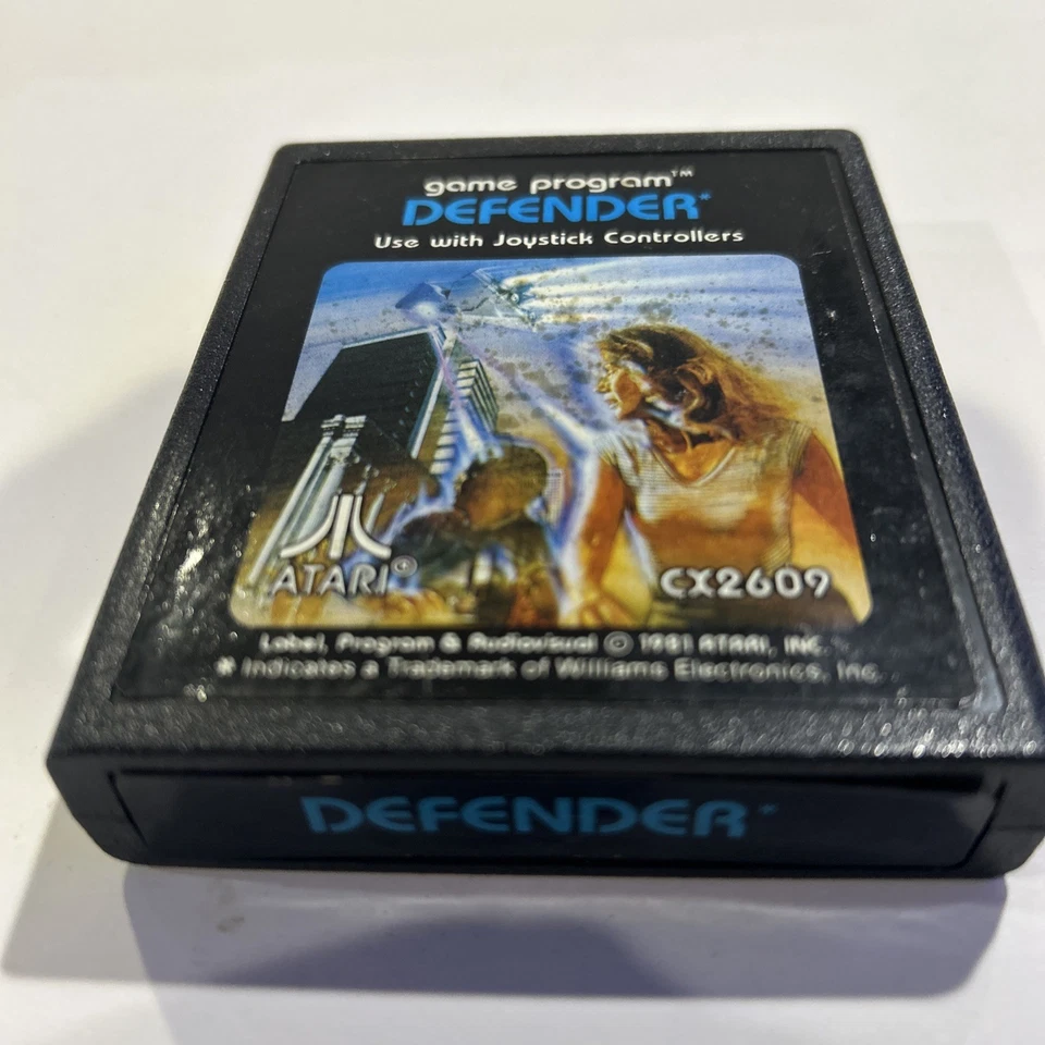Defender (Atari 2600,1981) 仅游戏程序卡带 CX2609 — 第 1/1 张图片