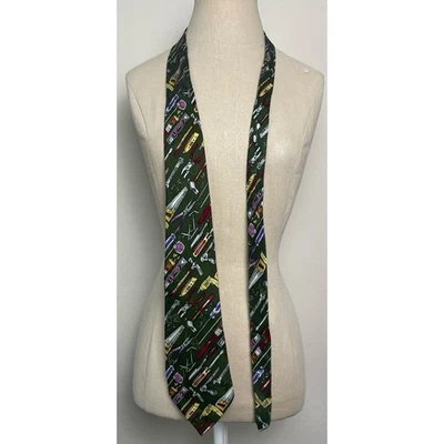 Vintage Nicole Miller Novelty Tool Necktie - Image 1 of 2