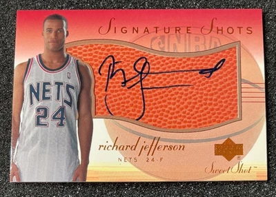 2001-02 Upper Deck Sweet Shot Signature Shots Richard Jefferson Rookie Auto RC - Image 1 of 2