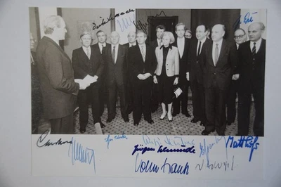 Autogrammbeleg Helmut Schmidt - Regierung Schmidt 2 (1978 - 1982) - Unikat - Bild 1 von 4