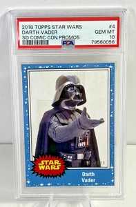 2018 Star Wars Darth Vader #4 SDCC Promo Card 041/199 PSA 10 - Picture 1 of 7