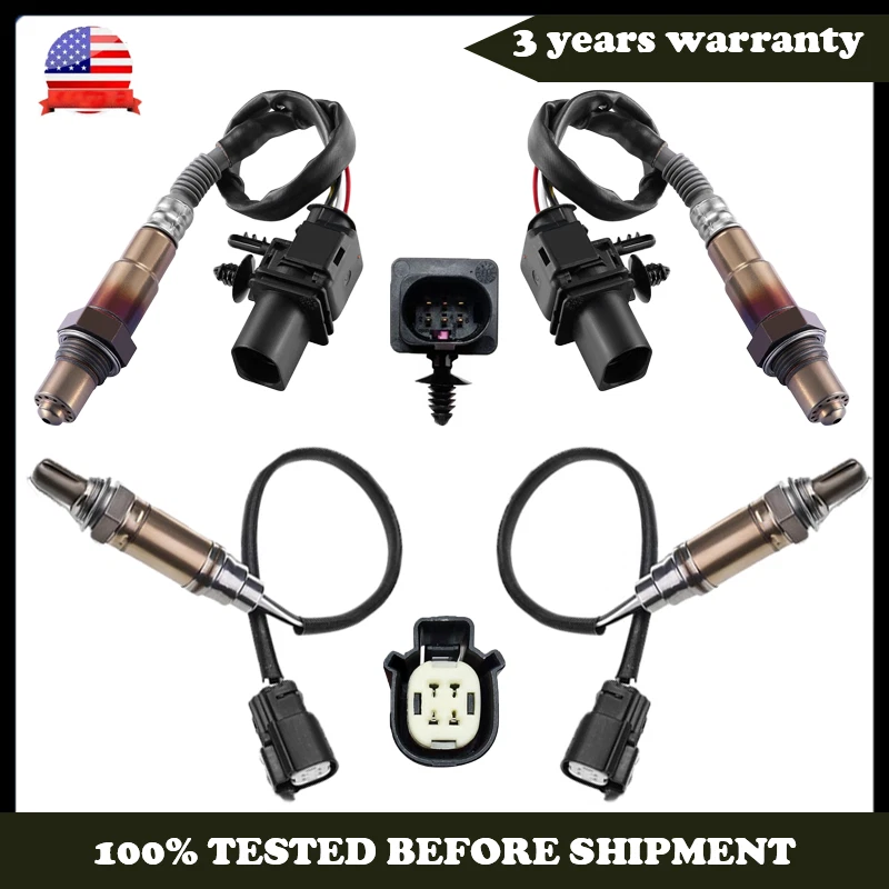Sensor de oxígeno superior + inferior 4 piezas para Ford F-250 Super Duty 6,2 L V8 2012 2013-2016 Foto 1 de 4