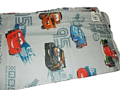 1K!WOW! Sábana bajera plana doble mezcla algodón gris Disney CARS 2 {Tela} Foto 1 de 2