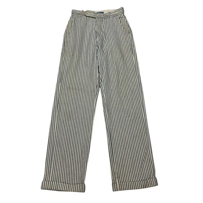 Pantalones chinos a rayas Levi's Vintage Collection LVC Biltmore para mujer 26x30 raros Foto 1 de 4