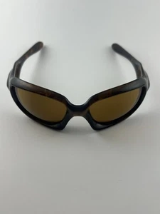 Lente Oakley Monster Doggle Marrón Tortuga Bronce 05-076 Iconos Dorados Perro RARO - Imagen 1 de 10