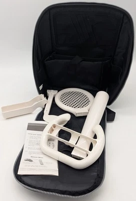 RARE Gigaware Wii Sports Wiimote Accessories With Original Insert & Case - Image 1 of 3