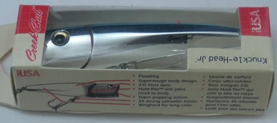 Cabeza de nudillo Creek Chub I6500JPMBU 4" 5/8 OZ cromo/azul negro Foto 1 de 3