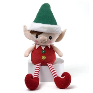 Gund 16" Red Green White Plush Personalized Magic Message Christmas Elf - Picture 1 of 1
