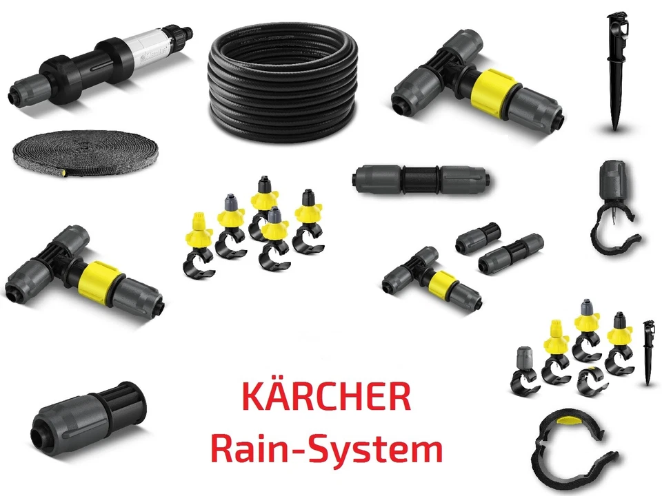 Kärcher Rain System Bewässerung Schlauch Düsen Filter Endstück Düsenset