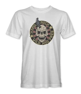 Camiseta Hard Rock Wild and Free Skull para hombre/unisex - Imagen 1 de 7