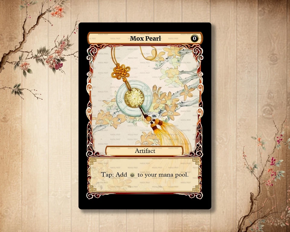 Mox Pearl - High Quality Custom Card [ Japanese Custom Art P9 ] - Imagen 1 de 1