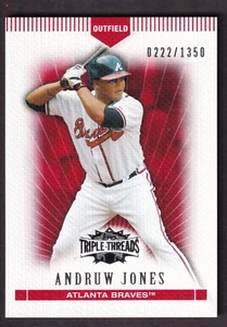 Andruw Jones 2007 Topps Triple Threads Red Card #41 Braves /1350 - Picture 1 of 1