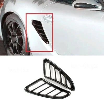 Cubierta de admisión de aire de ventilación de guardabarros lateral de fibra de carbono para Porsche Boxster S 987 2006-12 Foto 1 de 4