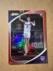 2020-21 Panini Absolute Memorabilia Red /199 Tyrese Haliburton #86 Rookie RC