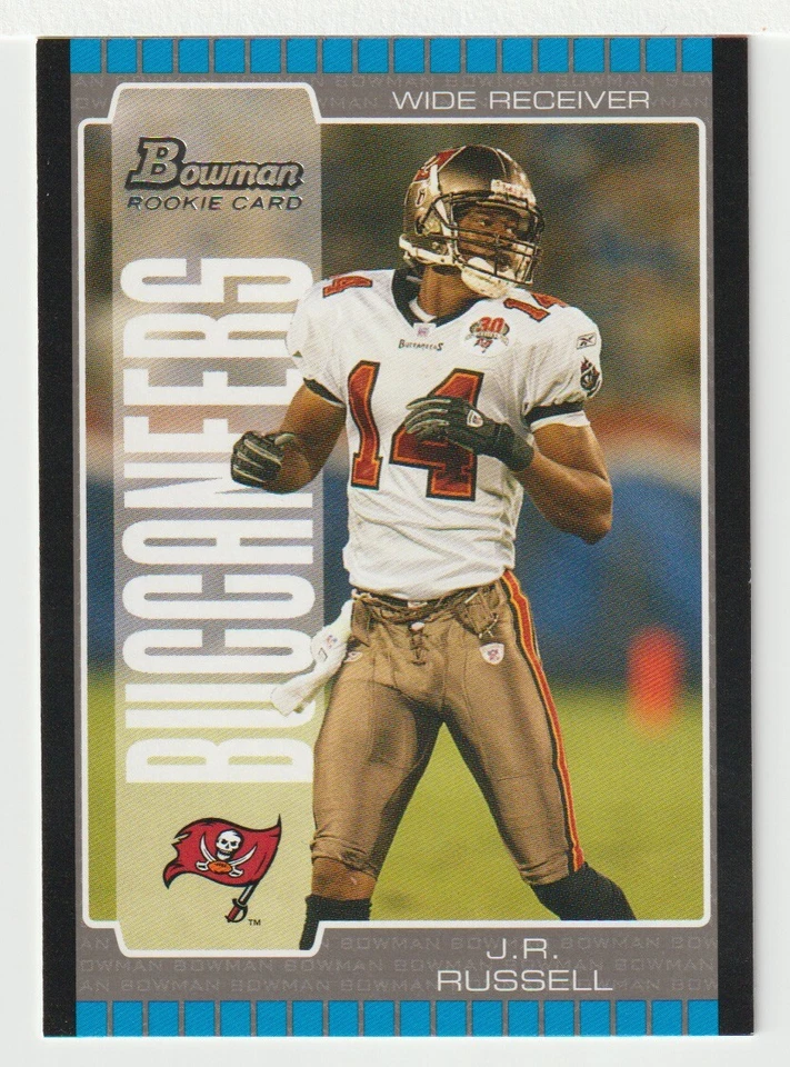J.R. Russell RC - Tampa Bay Buccaneers (NFL)  2005 Bowman Football # 211 Mint - Image 1 of 1