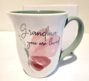 Pavilion Rosy Heart 16 Oz Mug Grandma You Are Loved - Picture 1 of 9